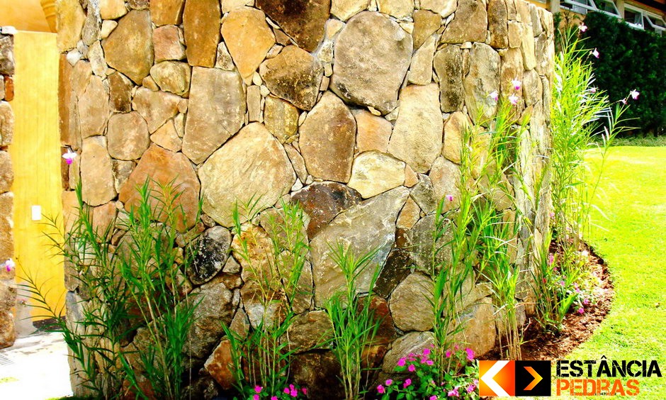 Muro com pedra moledo rústica – Ponte Pedras