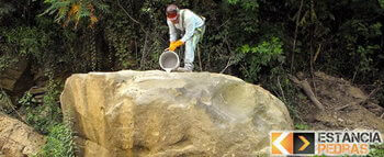 Remoção de pedras e rochas em Buritizal com massa expansiva